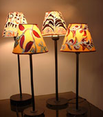 leaves lampshades