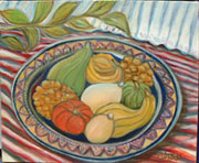 painting Arabian fruit